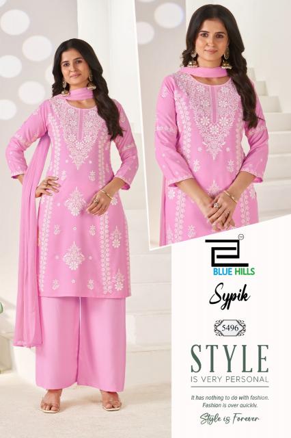 Blue hills sypik 3pcs kurtis wholesale